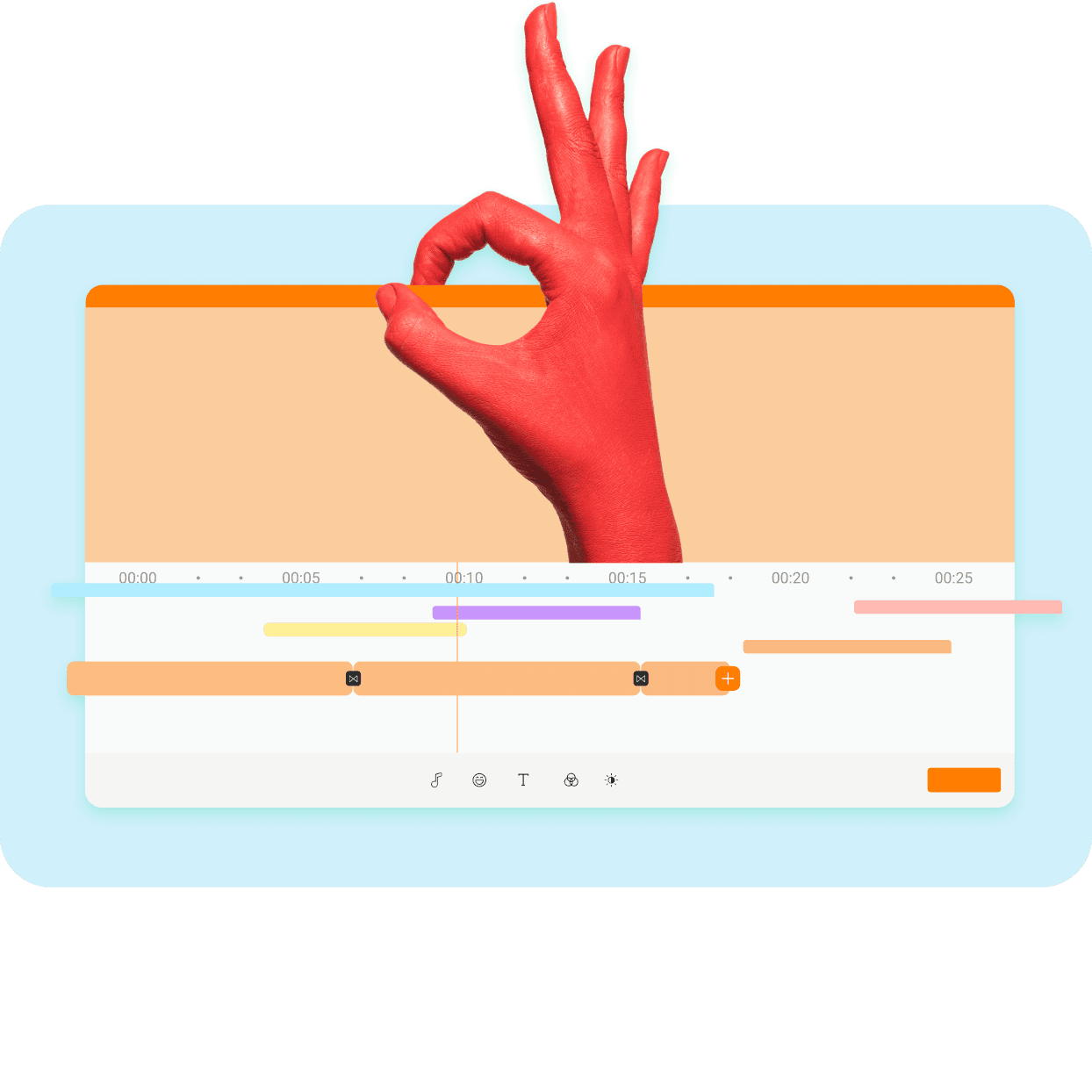Trim, split and combine videos