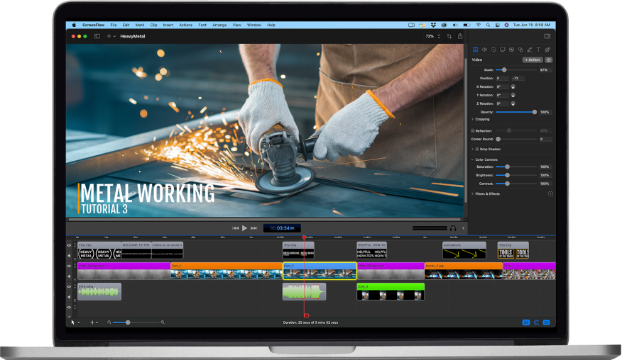 ScreenFlow is one of the best screen recorders for Mac