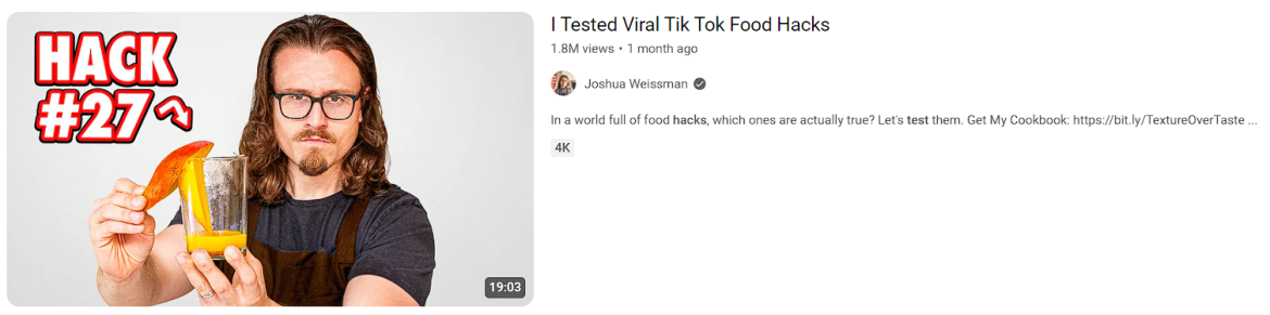 Text Viral Hack  is an example of 50 popular youtube video ideas